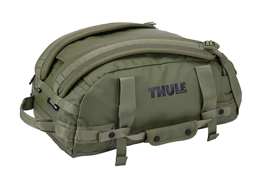 Image of Thule Chasm 30L Duffel - Wide Opening for Easy Packing - Converts to Backpack - Internal mesh Pockets - Padded Bottom - Lockable Zippers - 100% Recycled Fabric, Webbing and mesh
