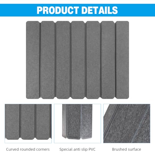 Image of HASTHIP Foldable Stone Bathroom Mat Super Absorbent Diatom Mud, Fast-Drying, Non-Slip Surface, Easy to Clean, Multipurpose Design for Kitchens, Bathrooms & Entryways, 60x39cm