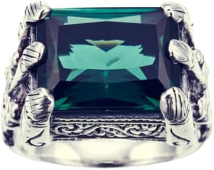 Amazon | [ソカロ] ZOCALO イスラミック スクエア リング グリーン