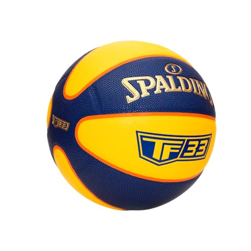 Spalding TF-33 Official Ball pour vos matchs de basket de rue en taille 6 jaune