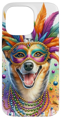 Mardi Gras Cirneco dell'Etna �� �X�}�z�P�[�X iPhone 14 Pro Max �p