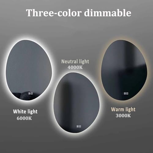 Miroir de salle de bain LED goutte d'eau pour sublimer votre routine