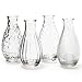 Produktbild MIK Funshopping Dekoflaschen Vase Fläschchen aus Glas Decor 14 x 7 cm (Klar, 4)