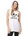 adidas Originals Women's Loose Trefoil Tank, White/Black/Berlin, M