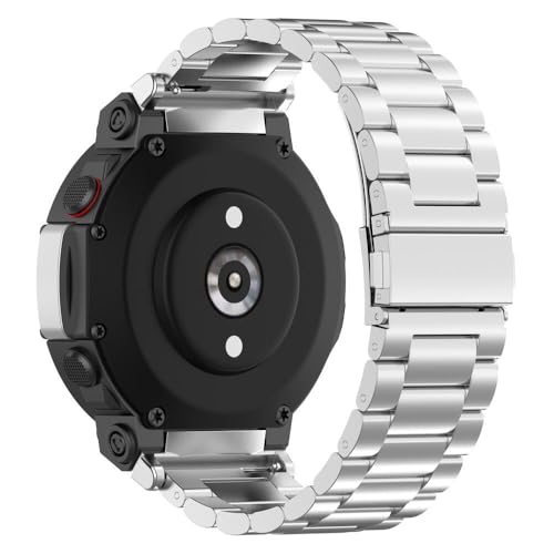 Image of YODI Strap Band Compatible with Amazfit T-Rex 2 Smartwatch Only Soft Silicone | Nylon | Chain | Leather Watch Straps with Installation Adjuster Tool For Amazfit TRex 2