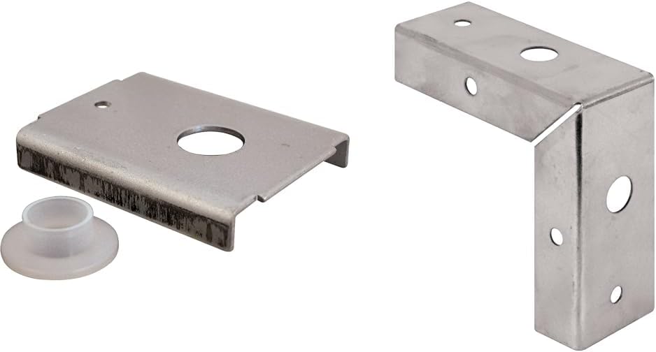 Prime-Line Bi-Fold Door Repair Bracket and Corner Bracket 2 Pack Bundle for 1-3/8" Thick Wood Doors