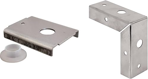 Miniatura 10 de Prime-Line N 7192 Soporte de reparación de puerta doble, montaje superior o inferior, para puertas de madera (paquete de 2)