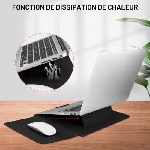 HoYiXi Housse pour ordinateur portable de 17,3 pouces pour Essential 17/ TPN-I139_320M3AV(2023/2025)/HP Pavilion Envy 17, compatible avec IdeaPad/LG Gram/ASUS/Dell/ROG Strix/Acer, sac pour ordinateur – vue 6