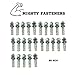 MIGHTY FASTENERS Zinc-Plated Steel Wedge Anchors, 3/4