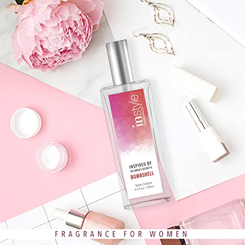 Instyle Fragrances | Inspired By Victoria's Secret's Bombshell | Women’s Eau De Toilette | Vegan And Paraben Free | 3.4 Fluid Ounces #TOP1