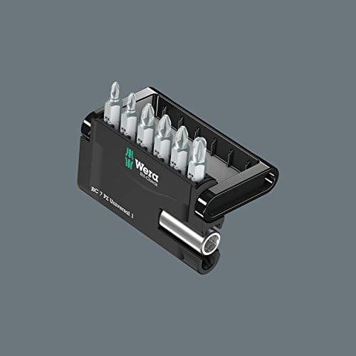 Wera 05073536001 Mini-Check SB Set Extra-Tough for Drill/Drivers, Pozidriv 7pc