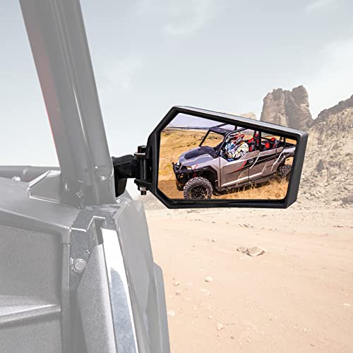 A & UTV PRO Side Rear View Mirrors for Polaris General 1000/4 1000 / XP 1000 / XP 4 1000 2016-2025, Adjustable Breakaway Folding Convex Rearview Mirrors Accessories, 2PCS by A & UTV PRO - Used condition - US$29.43