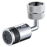 Multifunción: 2 interruptores, 4 capas, doble sellado, dos tipos de interruptores giratorios de salida de agua, espuma oxigenada, agua a prueba de salpicaduras, filtro de malla de cuatro capas (para eliminar impurezas) y juntas dobles para evitar goteos.
