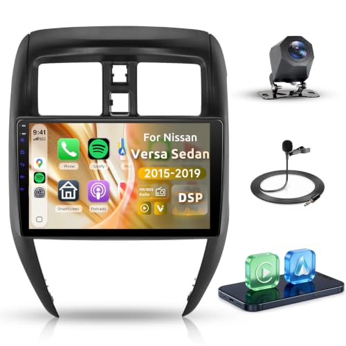 Rimoody 10.1 Inch Car Stereo Radio for Nissan Versa Sedan 2015-2019