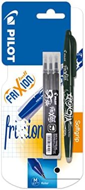 Pilot Frixion Erasable Rollerball Set 0.7 mm (Single Pen) with 3 refills - Black