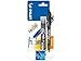 Pilot - Blister FriXion Ball 0.7 - Roller effaçable - Noir + 1 set de 3 recharges - Pointe moyenne