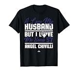 I Love My Husband Angel Chivilli Colorado Baseball MLBPA T-Shirt