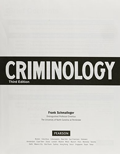Criminology (Justice Series), Student Value Edi... 013406304X Book Cover