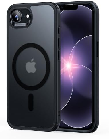 （11:30時点） ESR iPhone 17e ケース【3倍米軍MIL規格・MagSafe対応】 iPhone16e用 phone17eケース 黄変防止 耐衝撃 米軍MIL規格認証 最大7倍の磁力ロック ワイヤレス充電 マグセーフ 指紋防止 滑り止め 軽薄型 PC背面TPUバンパー アイフォン16e iPhone17eケース Classicスマホカバーあいふおん17e(HaloLock)つや消しブラック