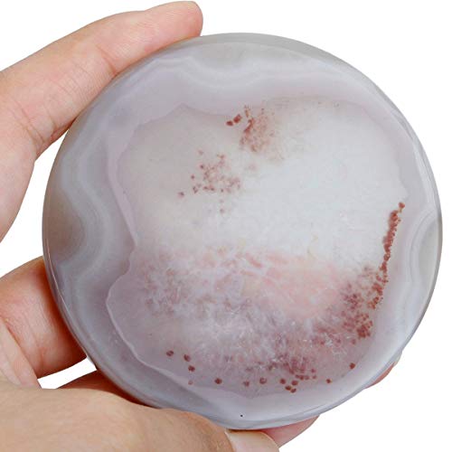 Dalle de pierre agate grise pour embellir une table de fete - 4