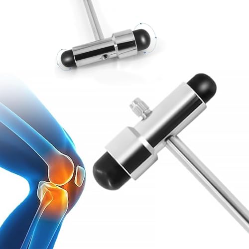 Neurologischer Reflexhammer mit Eingebautem Pinsel und Nadel,Reflexhammer Medizin Aus Kunststoff Mit Doppelkopf,Multifunktionaler Perkussions Reflexhammer,Für Reflextests
