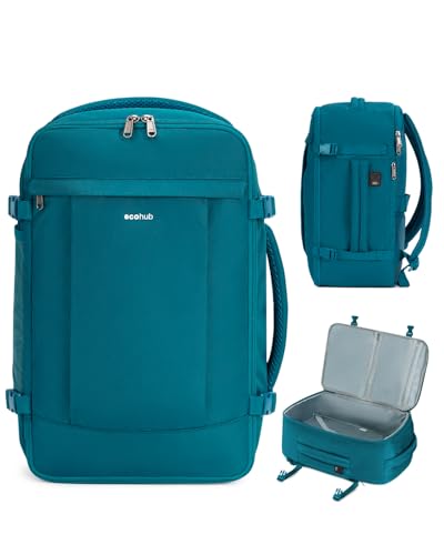 Mochila Viaje Cabina Avion 40x20x25 ECOHUB para escapadas urbanas y turismo