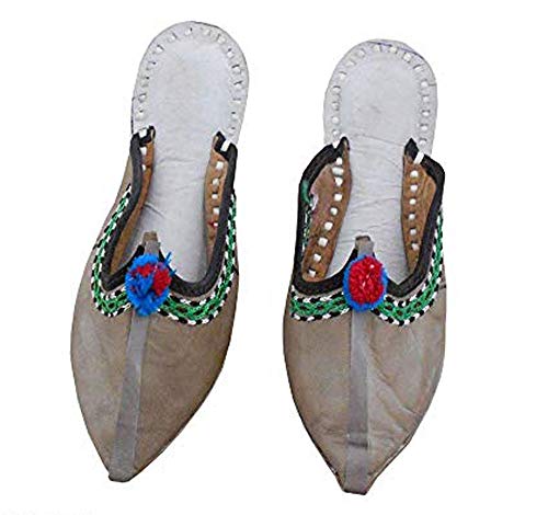 Tongs indiennes en cuir gris 36.5, vos chaussures pour flâner en été