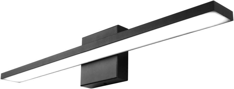 🔥 Ralbay 24 inch Dimmable Black LED Modern Vanity Light 24W Frosted Aluminum for Bathroom Vanity Lighting Fixtures Cool White 6000K 🔥 Ralbay 24 inch Dimmable Black LED Modern Vanity Light 24W Frosted Aluminum for Bathroom Vanity Lighting Fixtures Cool White 6000K