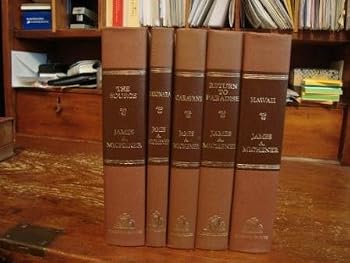 Hardcover Set of Five Hardcovers by James A. Michener (The Source, Sayonara, Caravans, Return to Paradise, Hawaii) Book