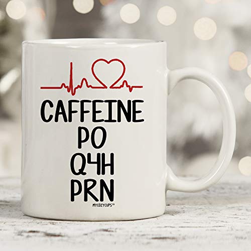 Mycozycups Nurse Mug - Nursing Student Rn Coffee Mug - Nurse Practitioner Assistant 11Oz Cup For Birthday, School Graduation, Christmas, Valentine's Day, Mother's Day #TOP4