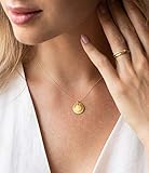  Plättchen Halskette - das Geschenk für Frauen