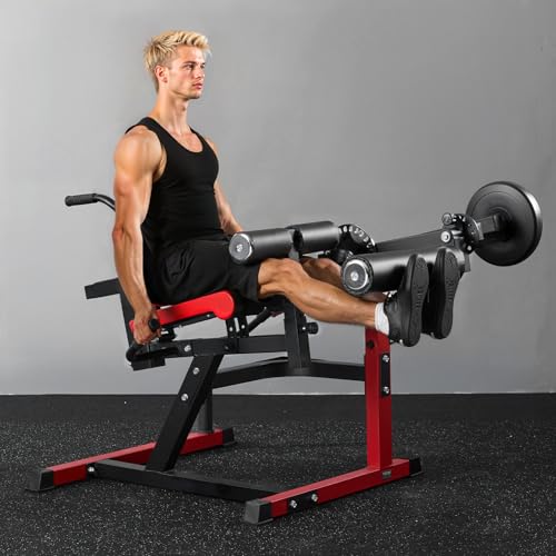 VEVOR Leg Extension and Curl Machine, Seated Leg Rotary Extension for Thigh, Adjustable Lower Body Specialty Exercises Equipment, Heavy Duty Workout Bench for Home Gym, 550 LBS Capacity - Image 8