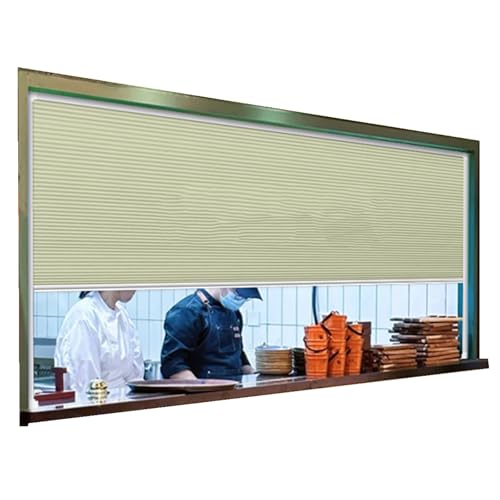 MLYAYE Customizable Kitchen Serving Window Door Folding, Pull Down Retractable