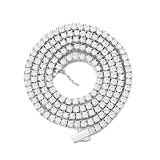 Joykee Jokee Tennis Necklace for Women 3mm Iced Out Diamond Tennis Chain