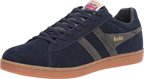 Image of Gola Equipe Suede - Sneakers for Men - Contrasting Wingflash - Heel Return - Durable Cupsole - Low Silhouette