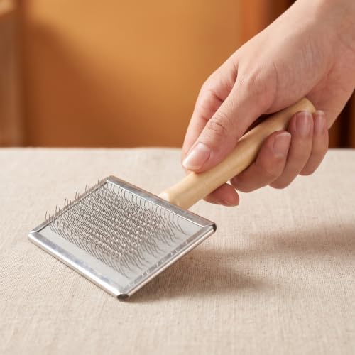 Kisangel 2er-Set Wollkardierbürsten – Handfilzbürsten zum Mischen und Formen von Wolle – Bild 5