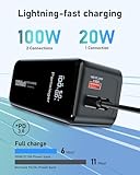 Pamxieger Laptop Power Bank, 27,000mAh Portable Charger with 120W USB-C Ports for Multi-Device Charging, with LCD Display für Smartphone Tablets und mehr For Smartphones and More - Image 7