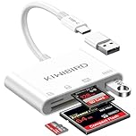 KiWiBiRD CF Card Reader Compact Flash Card Reader USB C, Type C to SD Micro SD for Memory Camera Cards, Compatible with iPhone 17 16 Plus Pro Max MacBook Air Mac iMac Galaxy S25 S24 Android Phone