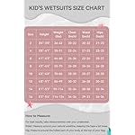 XUKER Kids Wetsuit for Boys Girls Toddlers 3mm Thermal Full Length Back Zip Wetsuit - Image 2