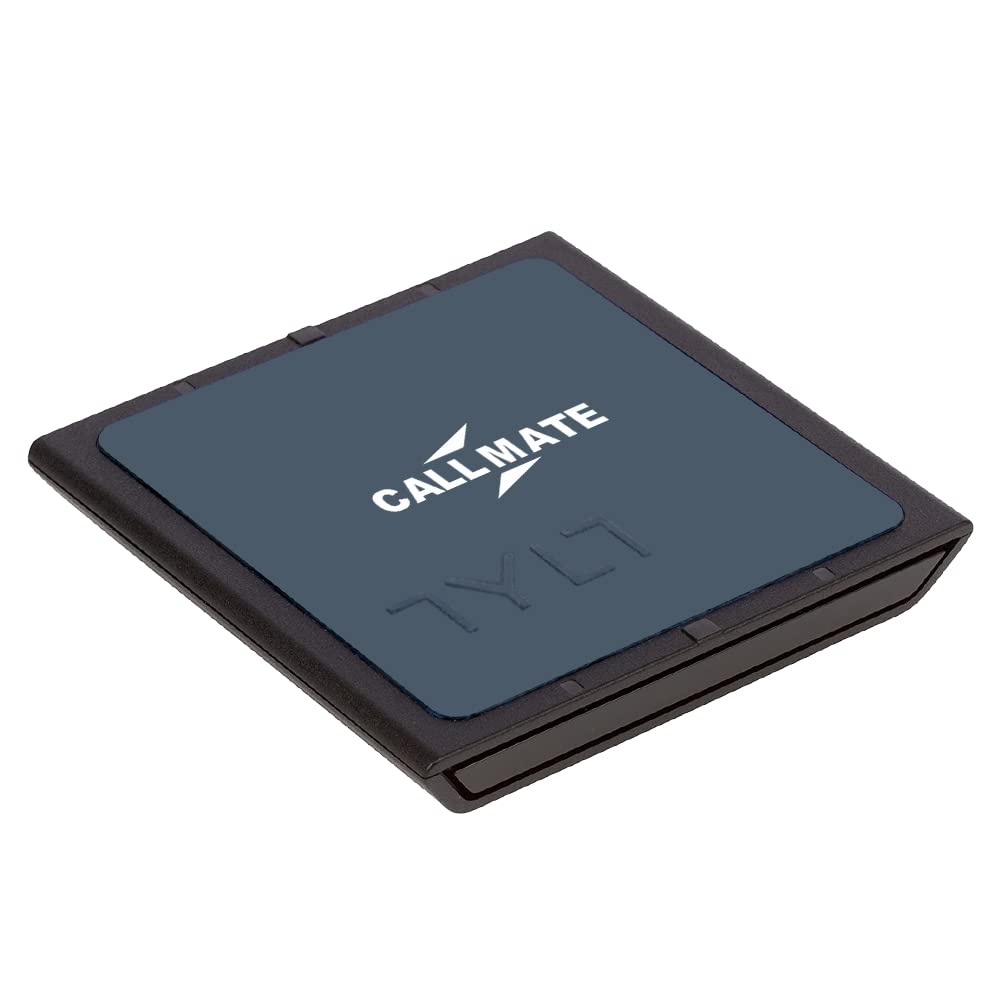 Callmate Vu Solo Qi Wireless Phone Charging Pad Device Placement & Battery Charger Station For Compatible Iphone, Samsung, Google, Android & Qi-Enabled Cell Phones, Silver