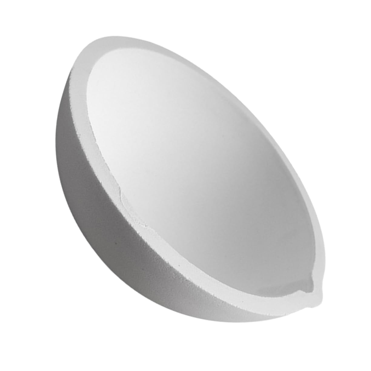 1pc Round Evaporating Dish High Temperature Resistant Porcelain Laboratory Container Spout for Evaporation and Concentration of Liquids for Classroom Use