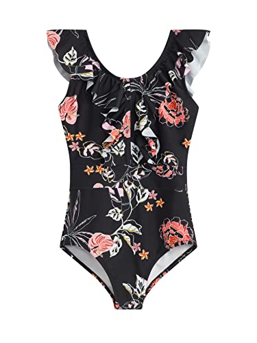 Kanu Surf Girls' Gianna Ruffle One Piece Beach Swimsuit