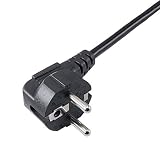 Akyga AK-PC-05A kabel zasilający, 5 m do komputera, drukarki, ekranów czarny