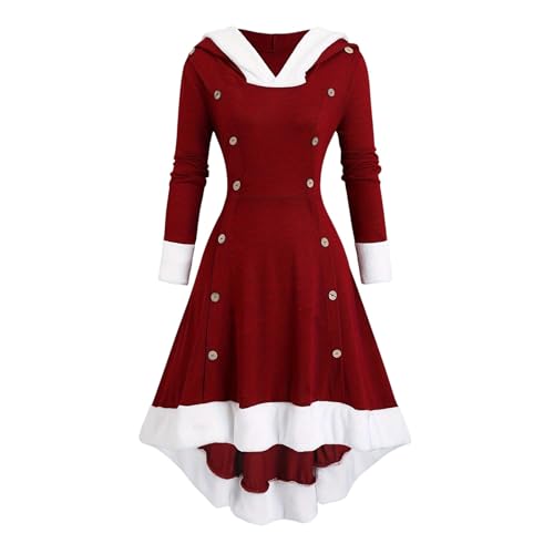 Robe longue à capuche élégante de qualité supérieure pour réception chic