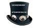 Funk Plus Silver Concho Hat Band Only for Cowboy Hats, Steampunk Tophats, Costume Rock Hat Slash Hat, Black, One Size