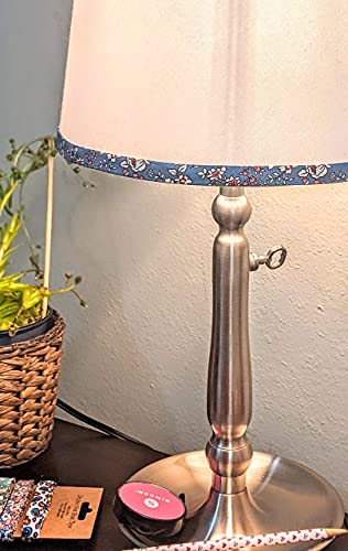 Double Fold Bias Tape, Colors 5 Floral Patterns Cotton For Sewing ~ 1/2 Inch Width Folded, 2 Yards Each. #TOP7