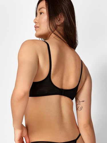 Image of Smart & Sexy Women's Sheer Mesh Demi Underwire Bra - See Through Bras