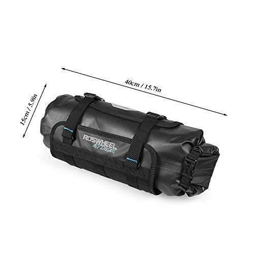 Lixada Bike Handlebar Bag, Cycling Handlebar Storage Bag Mountain Bicycle Front Frame Bag Pannier Pouch With Roll Top Closure Waterproof For Road Mtb Outdoor #TOP7