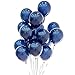 Pukavt Blue Balloons 12 inch 50pcs LatexNavy Blue Balloons Kids Birthday Party Balloons Helium Balloons