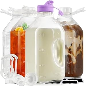 Ritayedet 123 Glas-Milchflasche 4er-Set